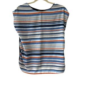 Esprit Striped Boxy Cap Sleeve Blouse – Size Small
